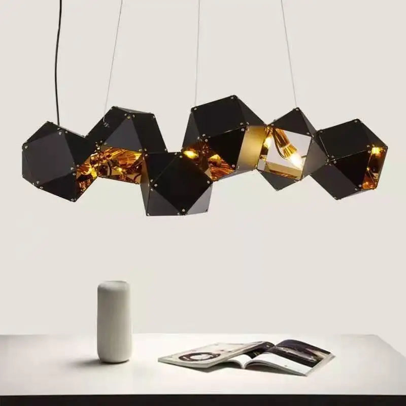 Modern Chandelier: Dining Room LED Pendant Lamp, Home Decor Hanging Light Fixtures