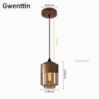 Vintage Industrial Glass Pendant Lights Kitchen Lighting