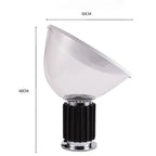 Glass Radar Shade LED Desk Lamp for Bedroom & Living Room Lighting