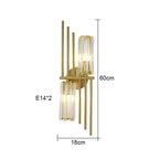 Crystal Gold Wall Lamp for Luxurious Living Room and Bedroom Lighting