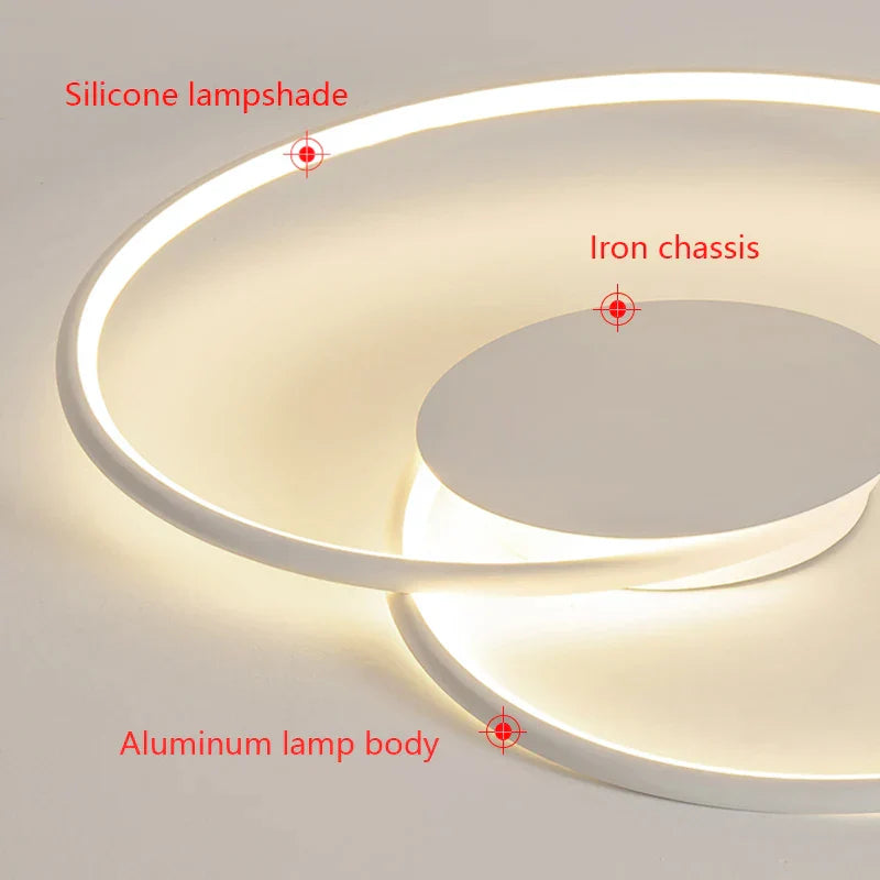 Modern LED Ceiling Lamp - Minimalist Design for Stylish Indoor Lighting