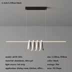 Spiral Aluminum LED Chandeliers by - Modern Design for Dining Room, Bedroom, Kitchen