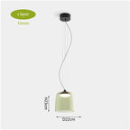 Nordic Glass Chandelier: Modern Ceiling Pendant Lights for Living and Dining Room