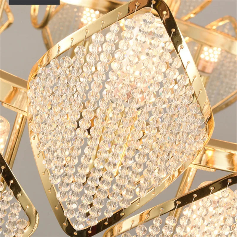 Crystal Chandelier Pendant Light: Elegant Modern Luxury for Living Room Decor