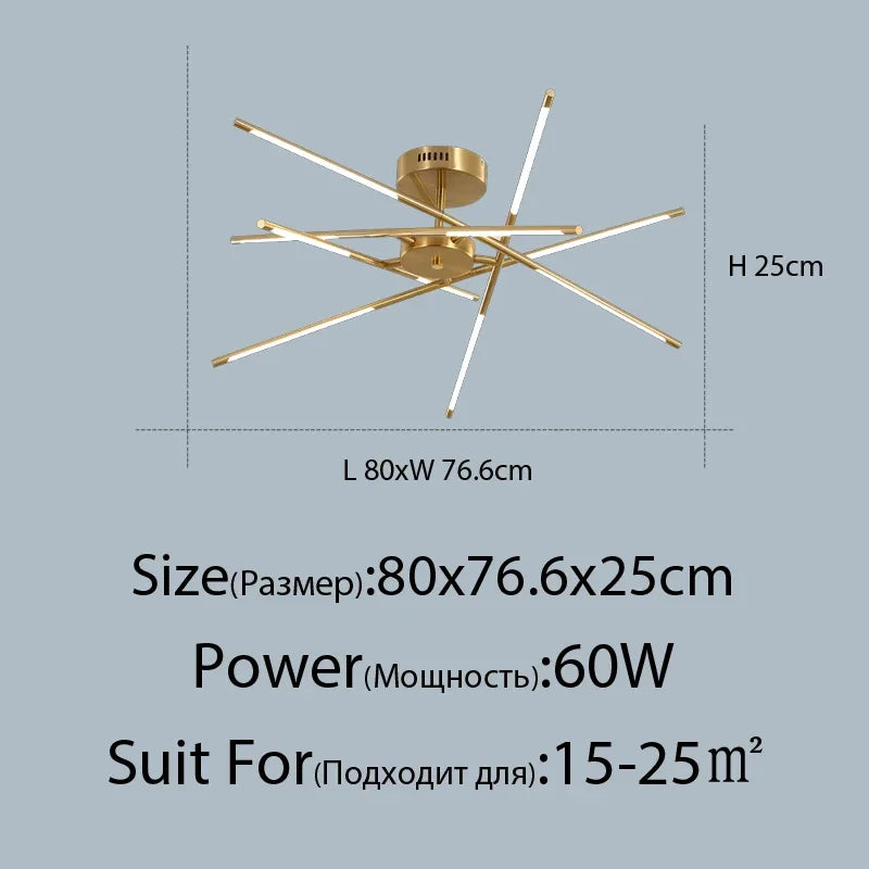 Linen Ceiling Chandelier: Black Gold Pendant Lamp for Home, Office, or Restaurant