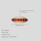 Modern Minimalist Ceiling Chandelier LED Pendant Light for Living Room Bedroom