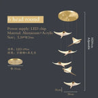 Ocean Dolphin Pendant Chandelier