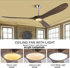 Retro Large Ceiling Fan With Lights And Control.