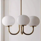 Glass Ball Chandelier: Creative Bauhaus Arts for Girls Bedroom & Home Decor