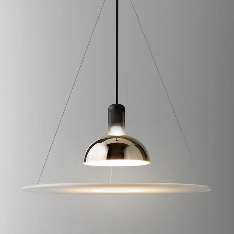 Flying Saucer Chandelier: Luxury LED Indoor Pendant Lighting for Restaurant, Bar, Bedroom.