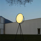 Tripod Moon Floor Lamp: Modern Art Design for Living Room, Study, Hotel - Eye Protection