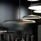 UFO Led Pendant Light: Modern Round Hanging Lamp for Kitchen, Dining, Living Room