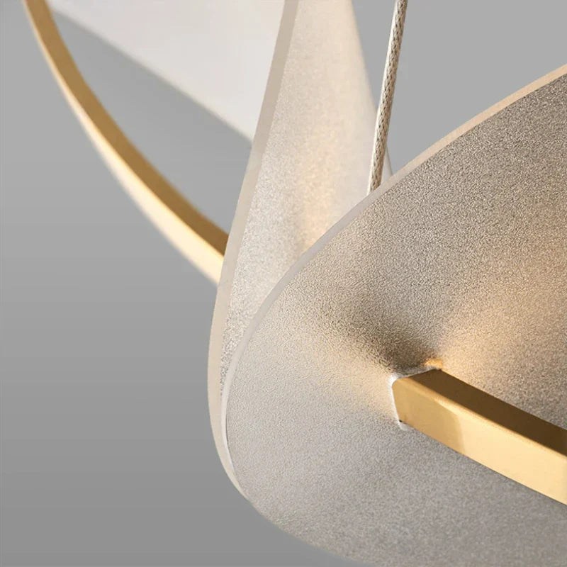 Luxury Iron Art LED Ceiling Chandelier with High Transmittance Acrylic Lampshade