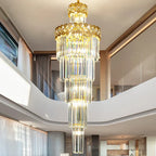Light Luxury Crystal Chandelier for Elegant Villa Living Room & Hotel Lobby