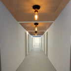 Retro Industrial Ceiling Light: Vintage LED E27 Wall Lamp for Home Living Room