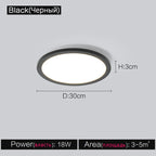 Modern Round LED Ceiling Lamp for Living Room, Bedroom, Dining Room, Balcony, and Corridor