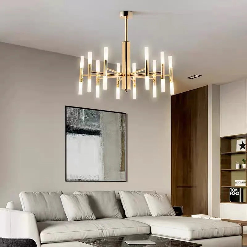 Nordic Chandeliers: Modern Living & Dining Room Pendant Lighting Fixtures