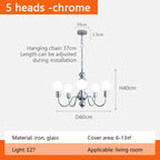 Sphere Chandelier: Modern Medieval Style Pendant Lighting for Living Room and Bedroom