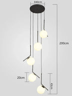 Modern LED Ceiling Lamp Chandelier for Bedroom Dining Room Lighting