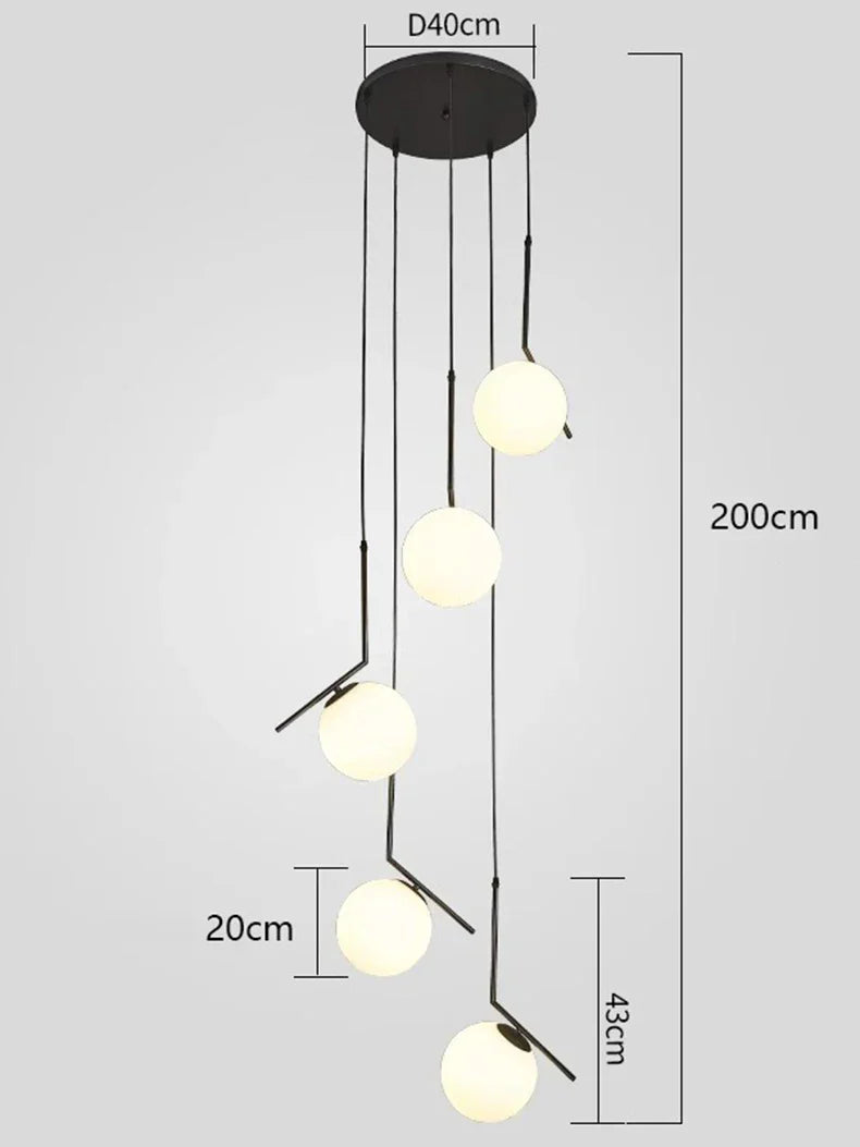 Modern LED Ceiling Lamp Chandelier for Bedroom Dining Room Lighting