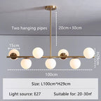 Glass Magic Bean Pendant Light for Modern Living Room Bedroom Kitchen Decor