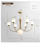 Modern Living Room & Restaurant Chandelier Collection in American & French Styles