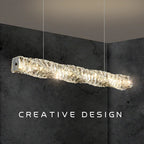 Modern Crystal LED Ceiling Chandelier for Luxury Living Room Décor