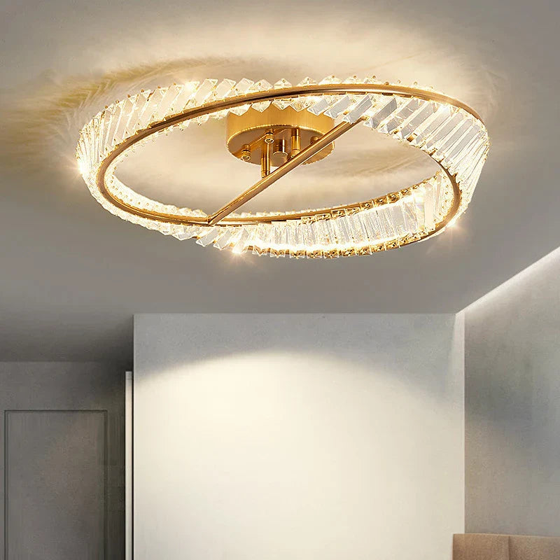 Crystal Stainless Steel Ceiling Pendant Light for Luxurious Living