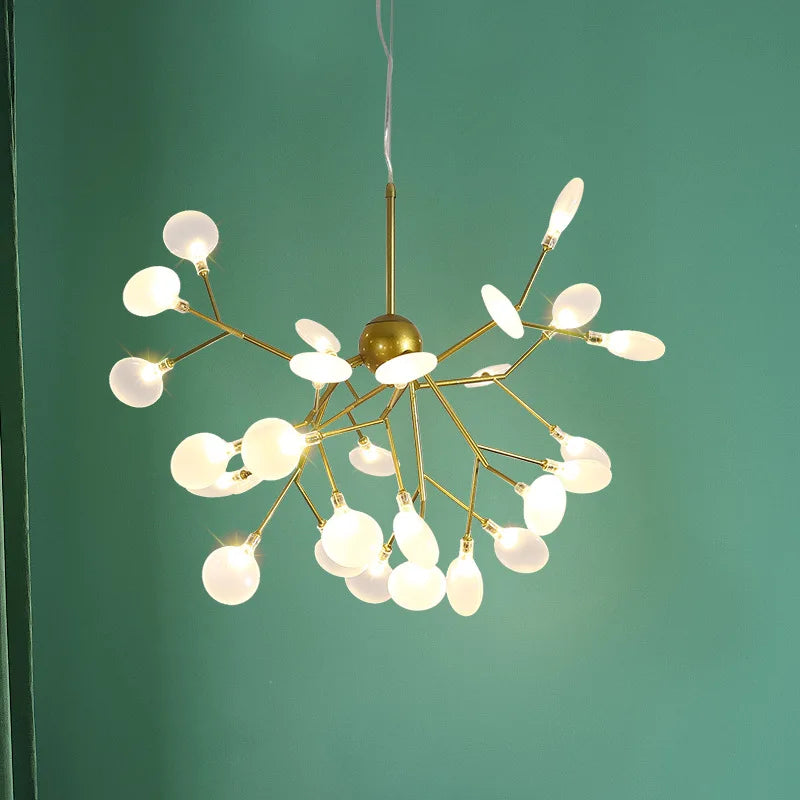 Modern Firefly Pendant Chandelier LED Light Acrylic Ceiling Lamp for Home Decor