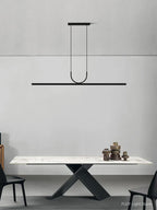 Modern LED Chandelier for Dining, Tea Room, Office, Bar - Long Strip Design