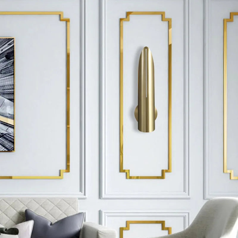 Nordic Minimalist Bullet Wall Lamp for Indoor Spaces
