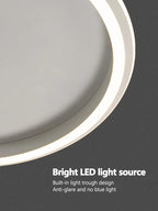 Modern Round Ceiling LED Lamp for Bedroom, Minimalist Design for All Rooms