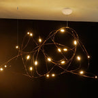 Quasar Chandelier: Nordic Moooi Flock Firefly Designer Lamp for Luxury Spaces