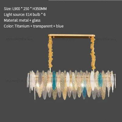 Glass Chandelier Light for Living Room, Bedroom, Dining: Luxury Art Designer Lighting