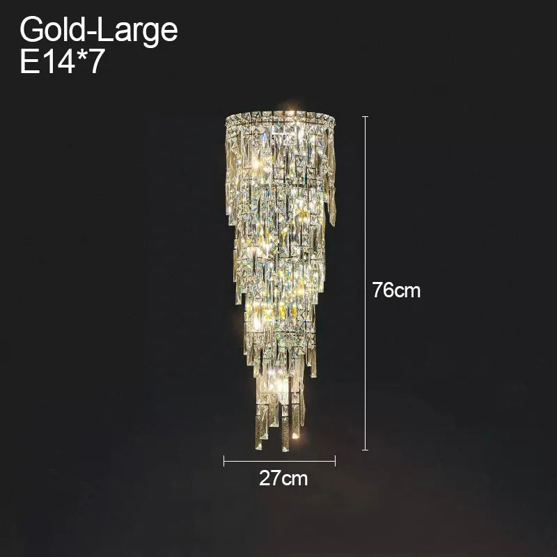 Modern Crystal Wall Lamp for Home Decor