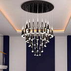 Nordic Stair Chandelier Living Dining Room Pendant Ceiling Light Indoor Lighting