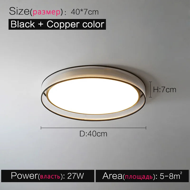 Sun Round Table Lamp: Modern Nordic Bedroom LED Ceiling Lighting