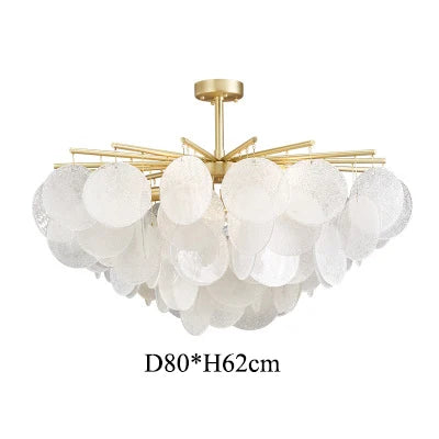 Nordic Glass Ceiling Chandelier for Luxury Home Decor