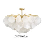 Nordic Glass Ceiling Chandelier for Luxury Home Decor