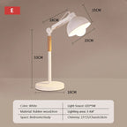 Adjustable Wood Desk Lamp for Children's Study, Office, Bedroom - LED Reading Light
