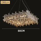 Crystal Chandelier: Luxury Modern Lighting for Living Room, Dining Room, Office, Villa