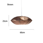 Danish Pendant Light Minimalist Lantern Ufo Lampshade Rustic Fabric Lamp