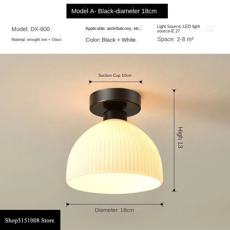 Nordic Acrylic Chandelier LED Ceiling Lamp for Aisle Corridor Balcony, E27 Fixtures