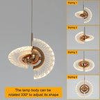 Rotatable LED Pendant Lamp for Modern Indoor Living Room Art Decor Lighting