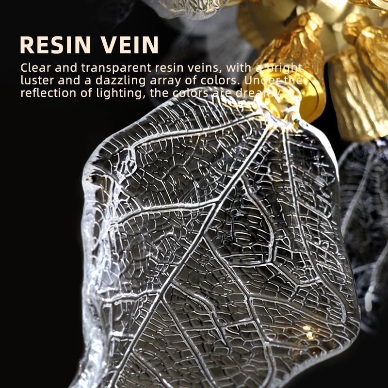 Leaf-Shaped Pendant Lights for Bedroom, Living Room, and Restaurant