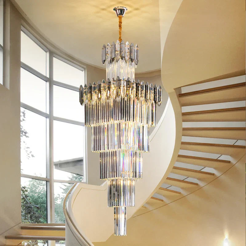 Crystal Chandelier: Elegant Light Fixture for Luxury Interiors