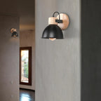 Nordic Macaroon Wooden Wall Light, Modern E27 LED Sconce for Bedroom & Living Room by Afralia™