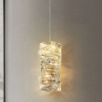 Crystal Pendant Light Small Chandelier for Bedroom Living Room