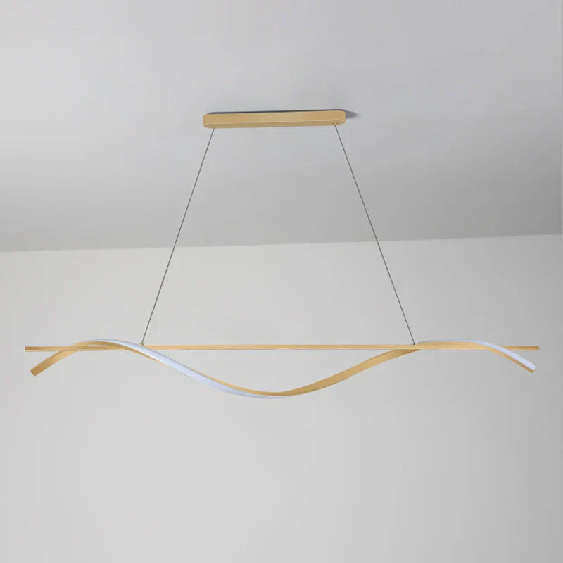 Modern Aluminum Iron Pendant Lamp by - LED Island Dining Light Fixtures