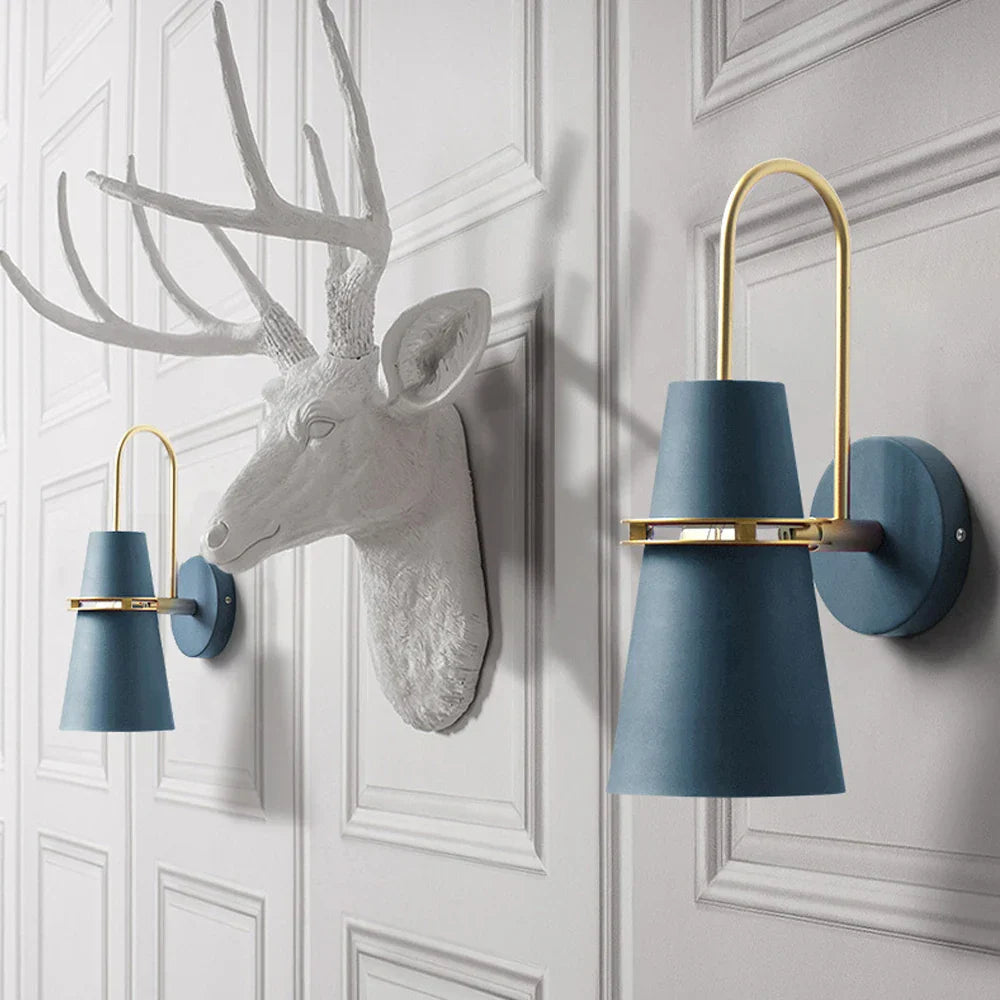 Modern Nordic E27 Wall Lights Sconce Lamp for Bedroom Living Room Decor